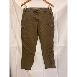ETRO MILANO Brown‎ Flat Front Straight Chino Trousers Pants Size 40